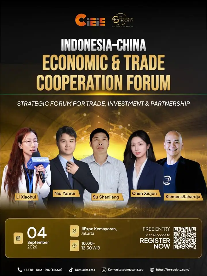 Indonesia-China Economic and Trade Cooperation Forum poster