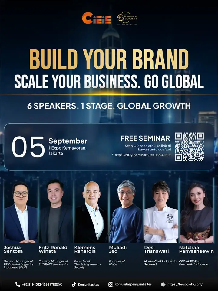 CIEIE 2026 Global Growth seminar featuring Klemens Rahardja and TES member speakers